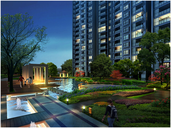 淮安小區綠化效果圖